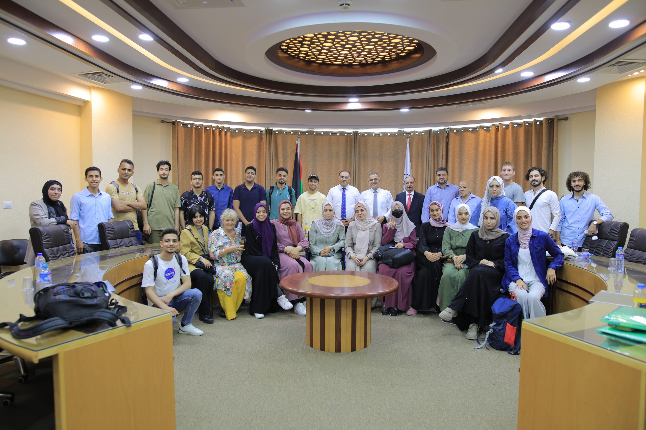 Islamic University hosts the premiere of “Erasmus in Gaza” film, the Golden Award winner at Monte Carlo International Festival