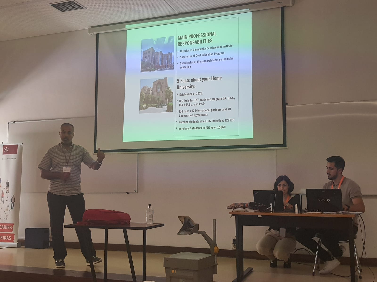 Islamic University takes part in Minho University’s International Staff Week in Portugal